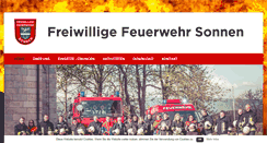 Desktop Screenshot of ffw-sonnen.de